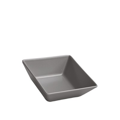 Μπωλ Τετράγωνο Πορσελάνινο Μ13xΠ13cm Γκρι Ματ Elite md.613 Μπωλ Τετράγωνο Πορσελάνινο Μ13xΠ13cm Γκρι Ματ Elite md.613
