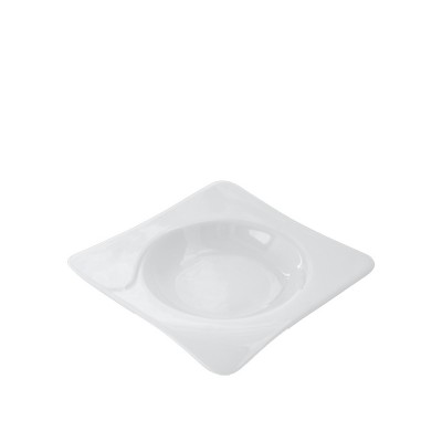 Μπωλ Τετράγωνο Πορσελάνινο Μ15xΠ15cm Λευκό Amelie md.130 Μπωλ Τετράγωνο Πορσελάνινο Μ15xΠ15cm Λευκό Amelie md.130