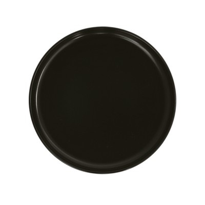 Πιάτο Flat Πορσελάνινο Φ27cm Μαύρο Ματ Nordic md.301