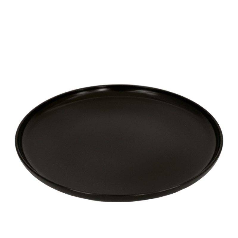 Πιάτο Flat Πορσελάνινο Φ27cm Μαύρο Ματ Nordic md.301 Πιάτο Flat Πορσελάνινο Φ27cm Μαύρο Ματ Nordic md.301