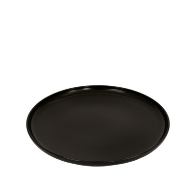 Πιάτο Flat Πορσελάνινο Φ20cm Μαύρο Ματ Nordic md.302