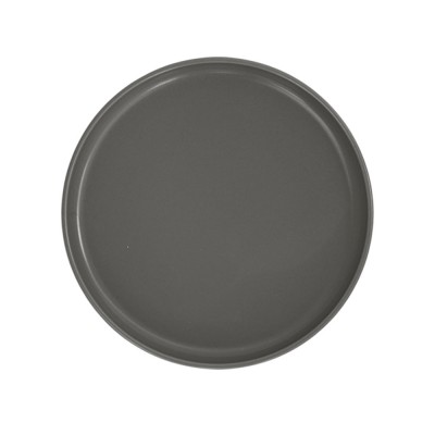 Πιάτο Flat Πορσελάνινο Φ27cm Γκρι Ματ Nordic md.301