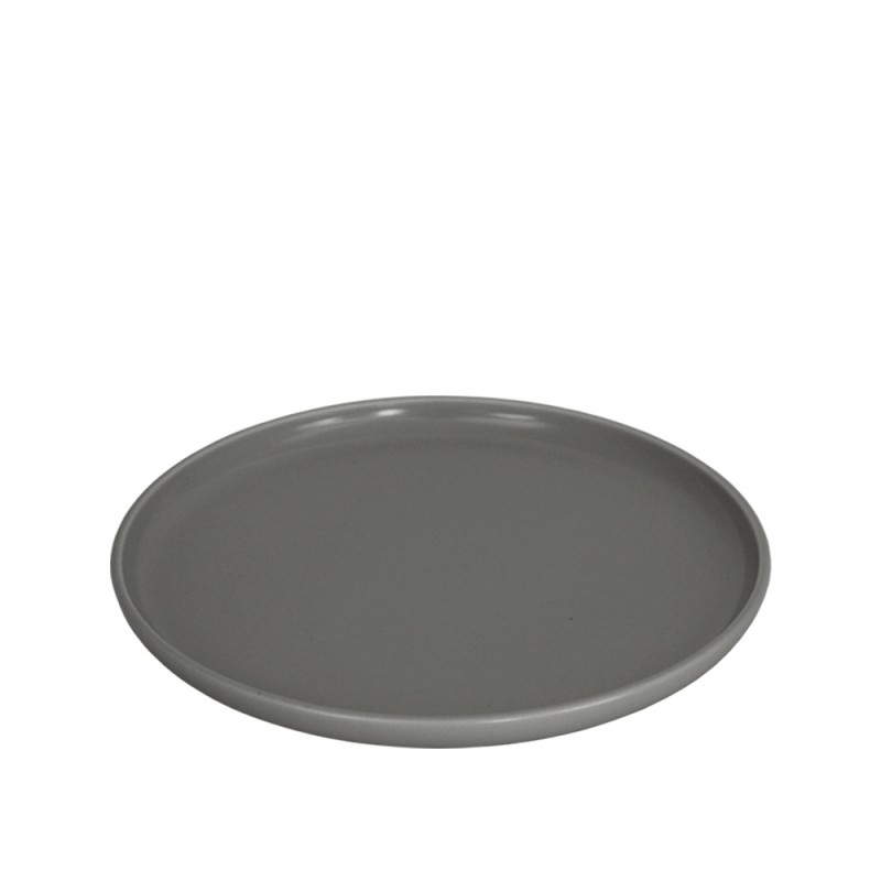 Πιάτο Flat Πορσελάνινο Φ20cm Γκρι Ματ Nordic md.302 Πιάτο Flat Πορσελάνινο Φ20cm Γκρι Ματ Nordic md.302