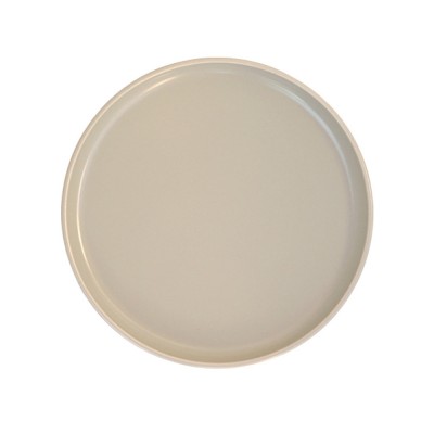 Πιάτο Flat Πορσελάνινο Φ27cm Μπεζ Ματ Nordic md.301