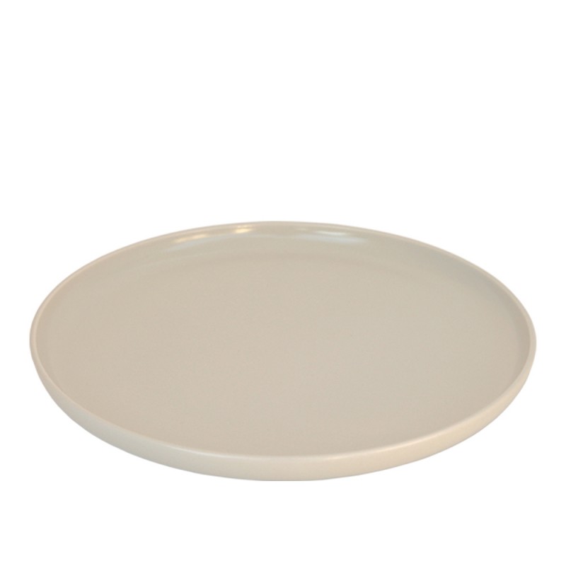Πιάτο Flat Πορσελάνινο Φ27cm Μπεζ Ματ Nordic md.301 Πιάτο Flat Πορσελάνινο Φ27cm Μπεζ Ματ Nordic md.301