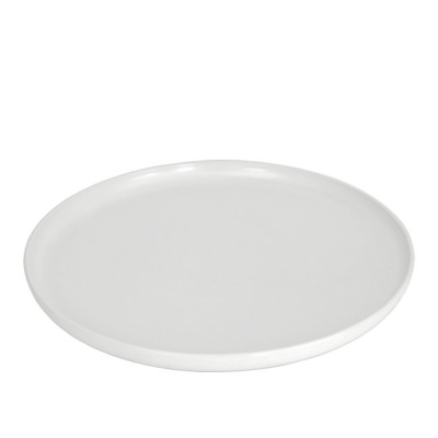 Πιάτο Flat Πορσελάνινο Φ27cm Λευκό Ματ Nordic md.301