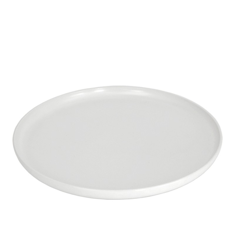 Πιάτο Flat Πορσελάνινο Φ27cm Λευκό Ματ Nordic md.301 Πιάτο Flat Πορσελάνινο Φ27cm Λευκό Ματ Nordic md.301