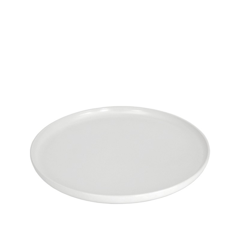 Πιάτο Flat Πορσελάνινο Φ20cm Λευκό Ματ Nordic md.302 Πιάτο Flat Πορσελάνινο Φ20cm Λευκό Ματ Nordic md.302