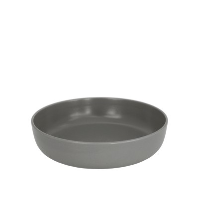 Πιάτο Βαθύ Πορσελάνινο Φ18cm Γκρι Ματ Nordic md.303