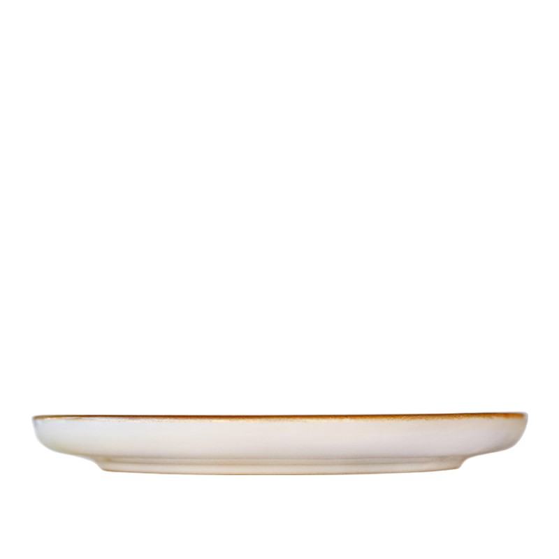 Πιάτο Flat Πορσελάνινο Φ27cm Μπεζ Nordic Spira md.SPIRA301