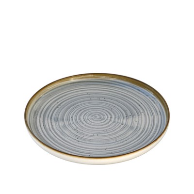 Πιάτο Flat Πορσελάνινο Φ20cm Γκρι Nordic Spira md.GRI302
