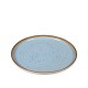 Πιάτο Flat Πορσελάνινο Φ20cm Γαλάζιο Nordic Spira md.BLE302