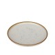 Πιάτο Flat Πορσελάνινο Φ20cm Μπεζ Nordic Spira md.SPIRA302