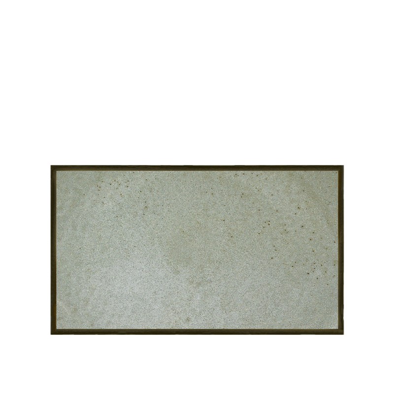 Πιατέλα Ορθογώνια Πορσελάνινη Μ25xΠ15cm Γκρι Aris md.ARIS603