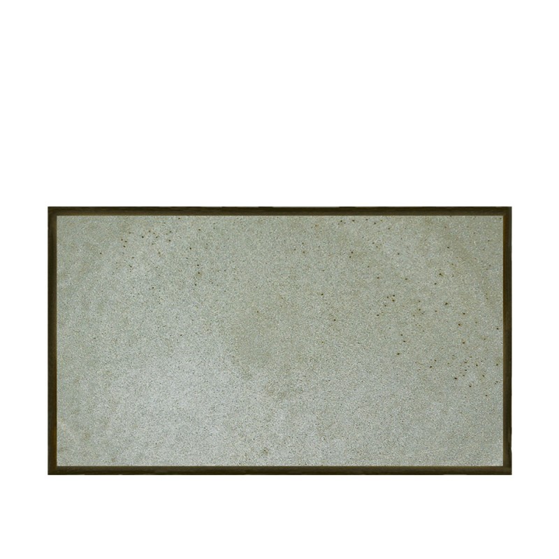 Πιατέλα Ορθογώνια Πορσελάνινη Μ30xΠ20cm Γκρι Aris md.ARIS607