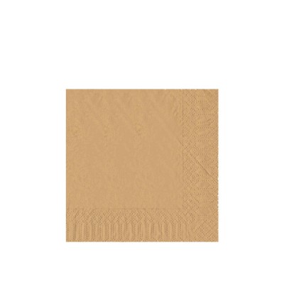Χαρτοπετσέτα Μ24xΠ24cm Πολυτελείας 2Φ Eco Brown Πακέτο 375Τμχ