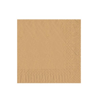 Χαρτοπετσέτα Μ33xΠ33cm Πολυτελείας 1Φ Eco Brown Πακέτο 150Τμχ