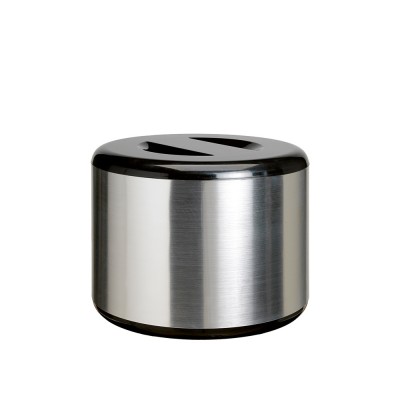 Παγοδιατηρητής Στρογγυλός 10lt Φ29xΥ22cm Ασημί-Μαύρος Παγοδιατηρητής Στρογγυλός 10lt Φ29xΥ22cm Ασημί-Μαύρος