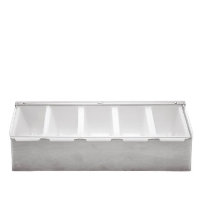 Bar Organizer 5 Θέσεων Ανοξείδωτο Μ36.5xΠ14.6xΥ8.8cm