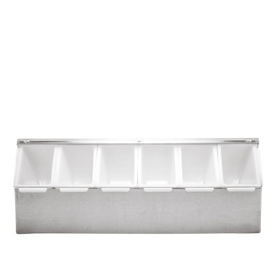 Bar Organizer 6 Θέσεων Ανοξείδωτο Μ14.6xΠ36.5xΥ8.8cm